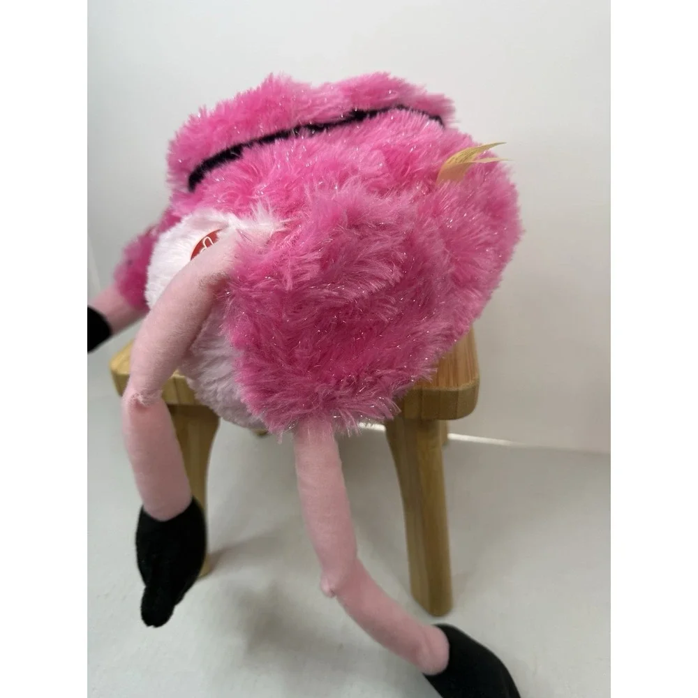 Dan Dee Singing Flamingo Macarena Christmas Animated Santa Hat Plush WORKS Video